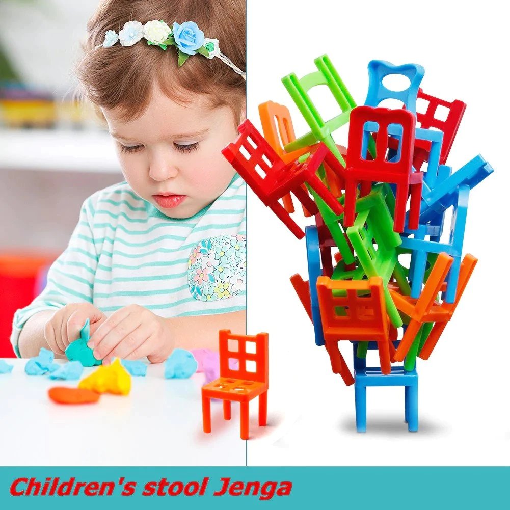 Christmas Hot Sale 48% OFF - Chairs Stacking Tower Balancing Game