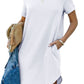 🔥LAST DAY SALE 57% OFF💝Women's Casual Short Sleeve T Shirt Dress