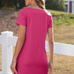 💖LAST DAY SALE 50% OFF💖Women's Casual Square Neck Pocket Short Sleeve Dress with Pockets
