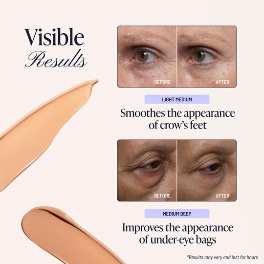 ✨60-Second Eye Make-up Set.✨Tinted firming gel, under eye cream for puffiness and bags under eyes 0.33 fl