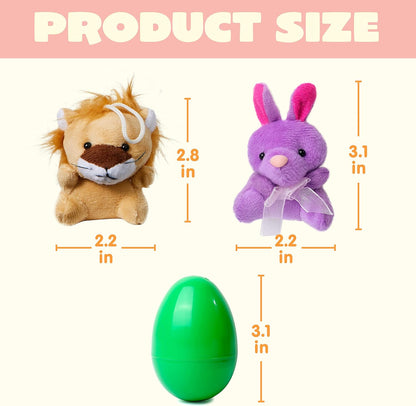 🔥2025 HOT SALE--50% OFF🔥 Prefilled Easter Eggs, Filled with Plush Animal Toys🔥