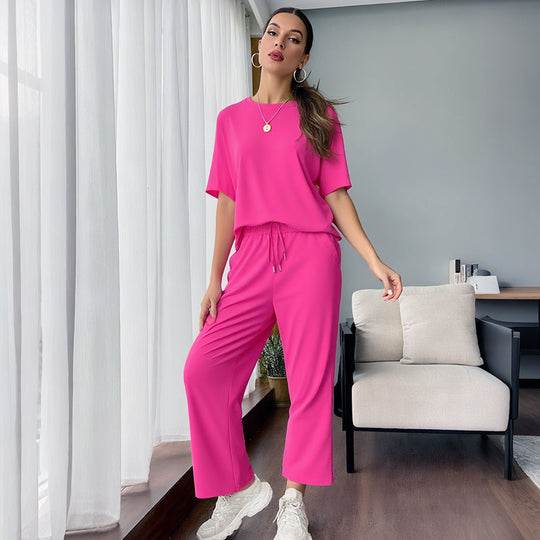 ⏰Limited Sale 50% OFF🌸 Women's Soft Casual Top and Pants Set