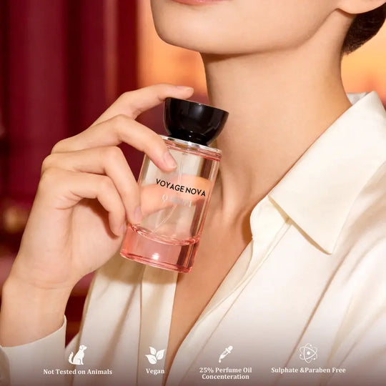 Voyage Nova | Rosey Fruity Floral | Extrait De Parfum 50ml/100ml | Long Lasting Luxury Fragrance | Daily women's perfume rose vibrant for women Summervibes Alluring