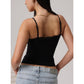 Padded Lace Cami Top Double Lined Sexy Tank Top Spaghetti Strap Club Party Shirt