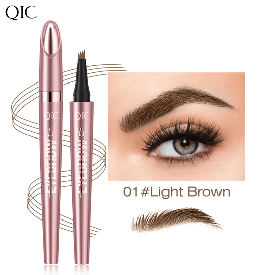 💞50K+ SOLD!💥3D Microblading Eyebrow Pencil – 4-Prong Tip, Waterproof & Natural Hair-Like Strokes 🖌️