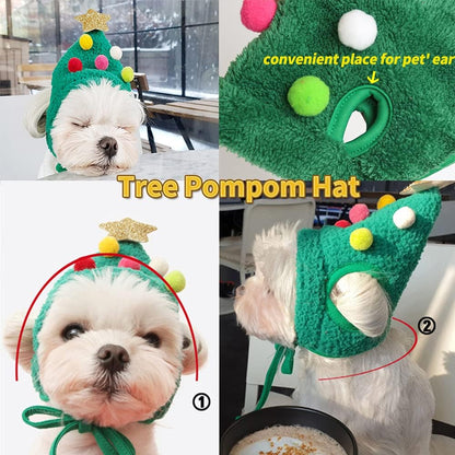 🔥Hot Sale 56% OFF🎄🎅Adorable Christmas Tree Pom-Pom Hat