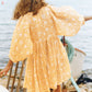 🌸V Neck Summer Half Sleeve Floral Tunic Short Dress