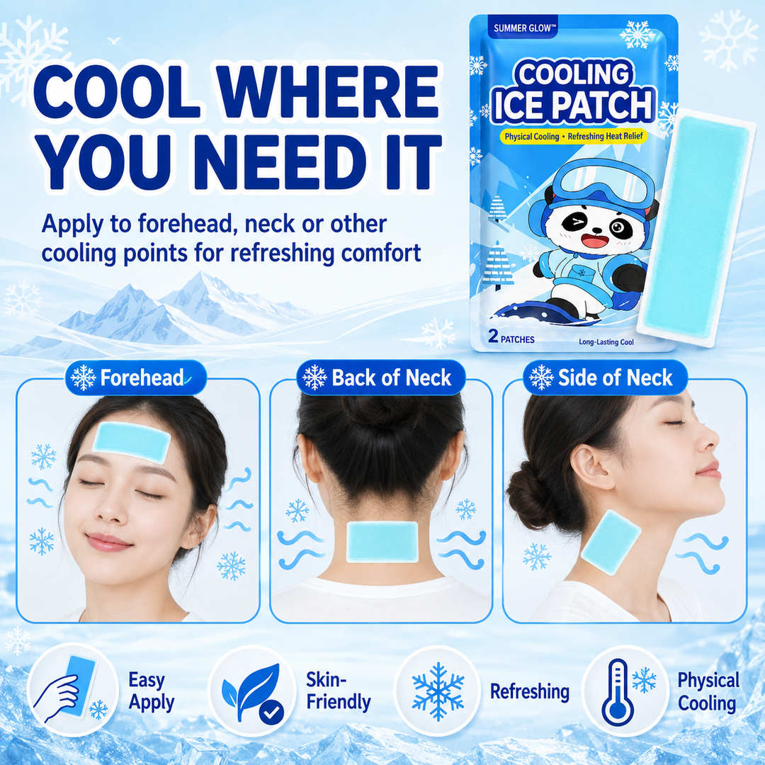 Gentle Skin-Friendly Instant Cooling Relief Patches