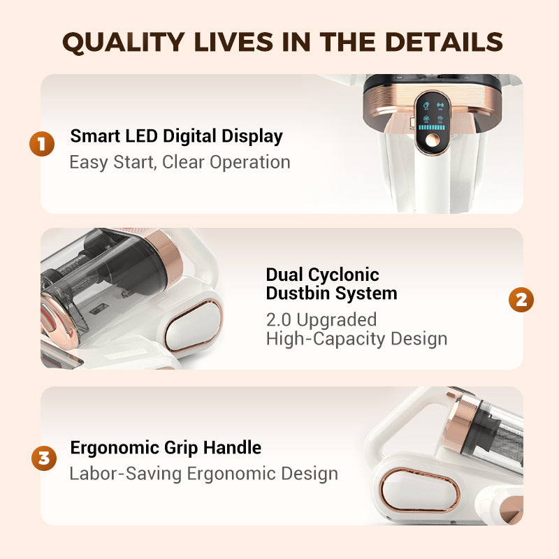 ⏳Time-Limited Special⏰Mattress Vacuum Cleaner for Dust Mites Removal
