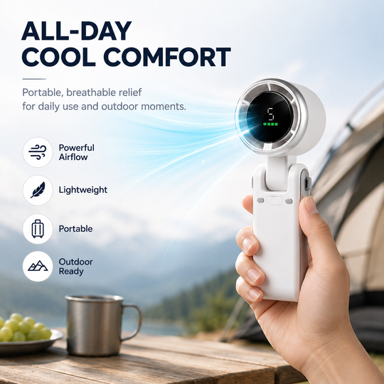 🏆LAST DAY SALE 50% OFF🔥5-Speed Foldable Handheld Fan