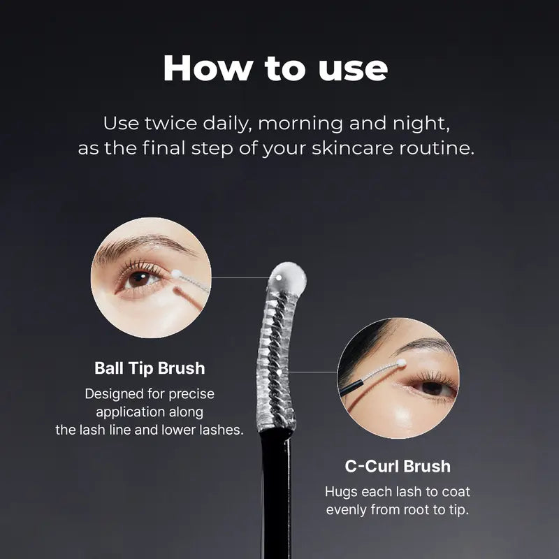 🎁✨  Essential Eyelash Growth Serum, Jumbo Size 0.5fl.oz - Safe & Gentle Lashes Care, Fuller, Thicker in 2 Weeks, Non-Prostaglandin