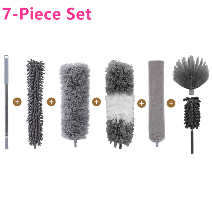 Retractable Washable Curved Microfiber Duster