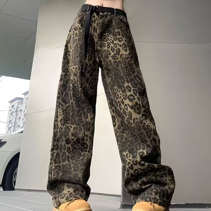 Viral Leopard Print Jeans