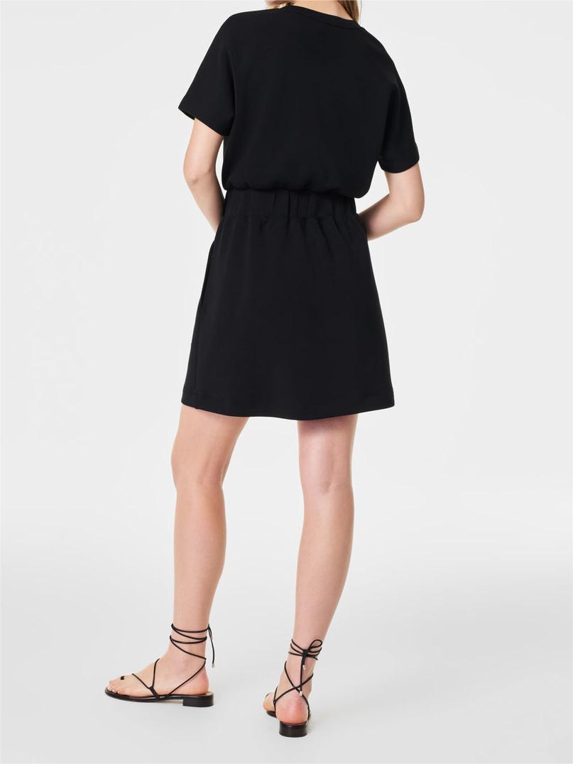 Casual Elastic-Waist T-Shirt Dress👗