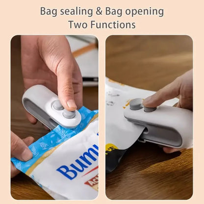 ✨Last Day 70% OFF💥2-in-1 Rechargeable Magnetic Snack Sealer Household Mini Sealing Machine