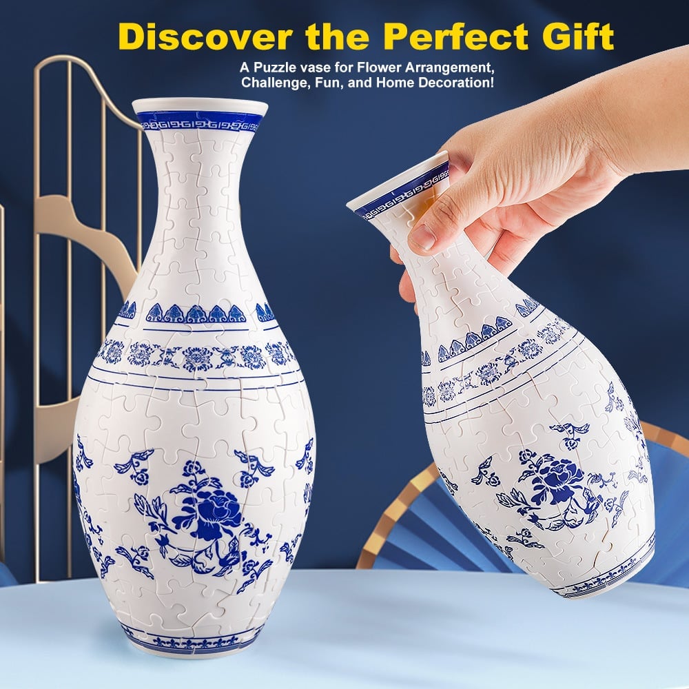 🎅Xmas Specials🧩3D Art Puzzle Vase