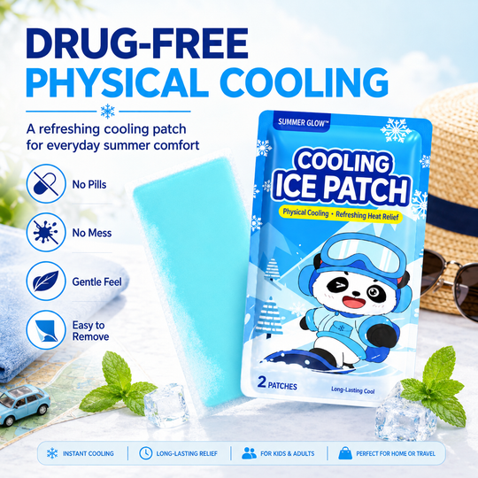 Gentle Skin-Friendly Instant Cooling Relief Patches