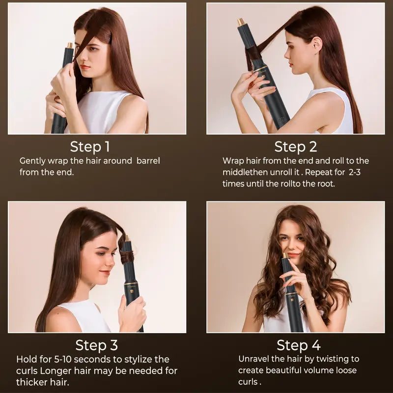 5-in-1 Multi-Functional Hair Dryer & Curler