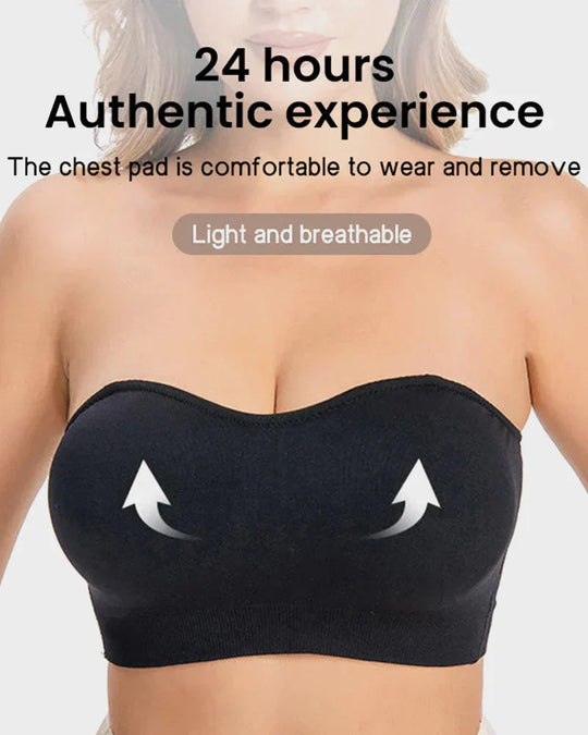 🔥Stay Put Bandeau Bra, Strapless Bra Wireless Seamless Comfort Day