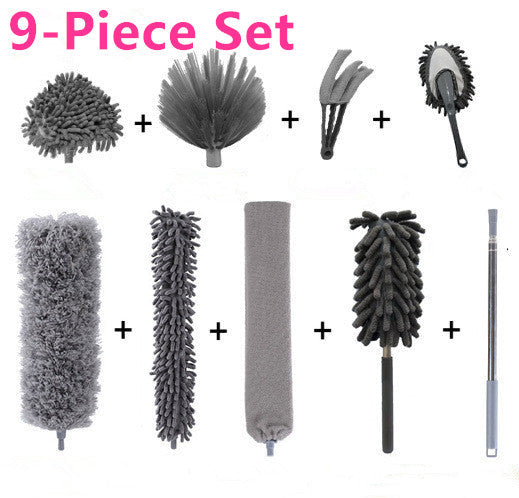 Retractable Washable Curved Microfiber Duster