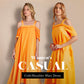 🏖️ SUMMER SPECIALS 💃 Women's Cold Shoulder Maxi Dress - Casual Style & Flowy Silhouette | Perfect for Garden Parties, Beach Days or Evening Walks | UK Sizes