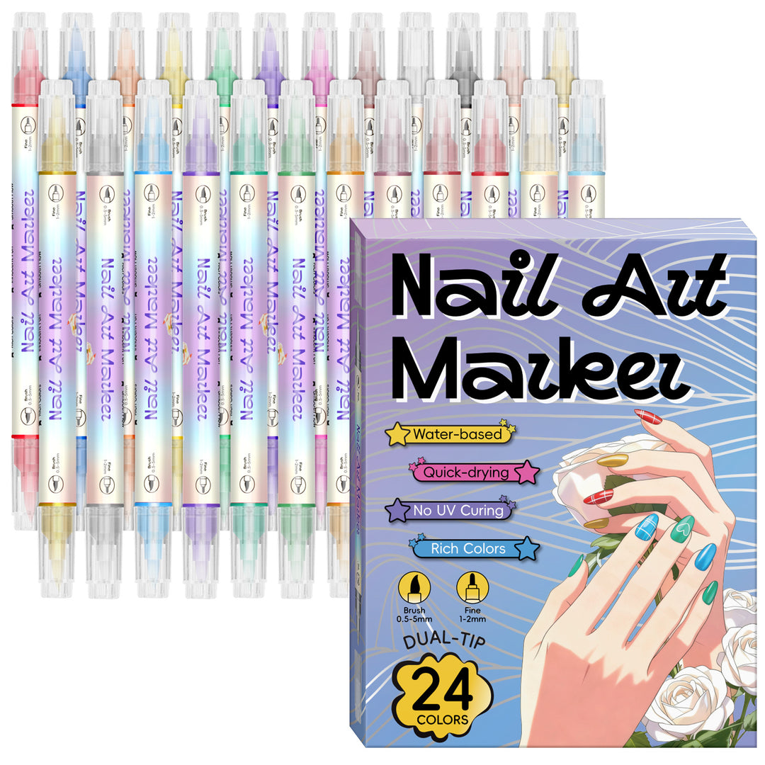 DIY Nail Art Marker Pen Set