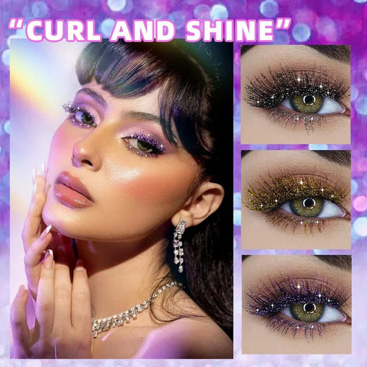 ✨Limited Sale 50% OFF✨Waterproof Diamond Glitter Mascara - Long-lasting Curl, Sparkling Shine, Create Captivating Eyes!