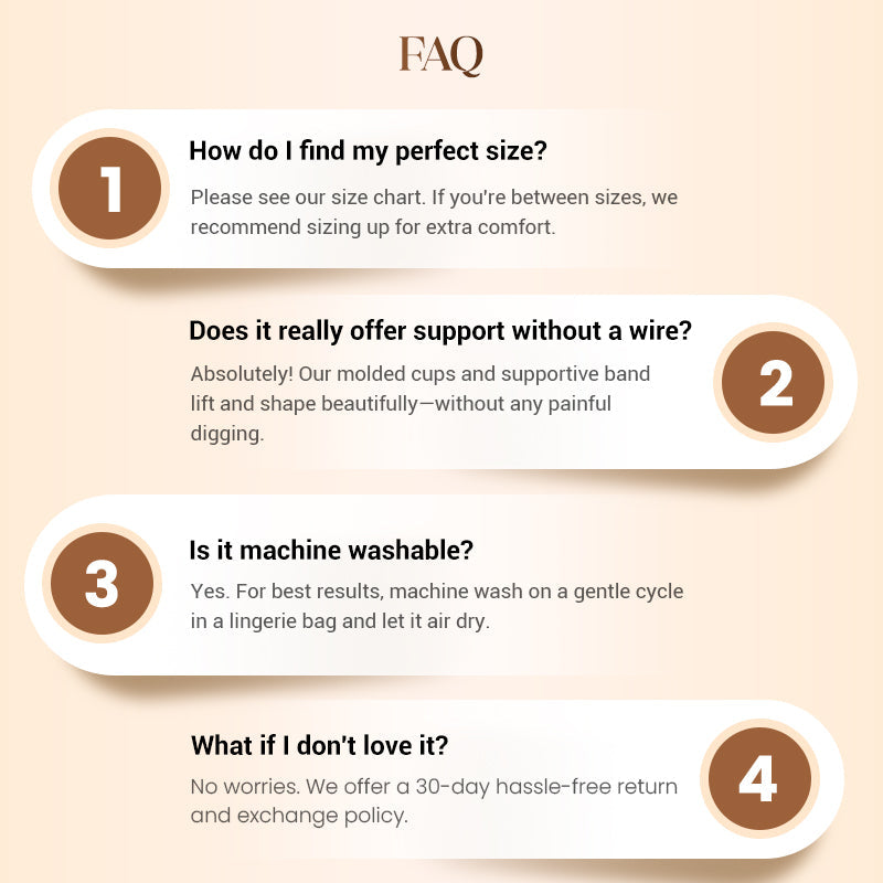 elly Wireless Seamless Deep V Push-Up Bra