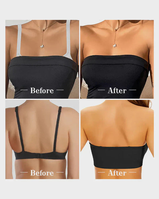 🔥Stay Put Bandeau Bra, Strapless Bra Wireless Seamless Comfort Day