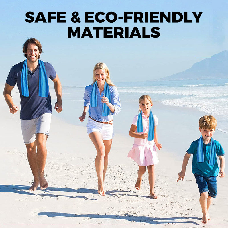 ❄️Cold Sweat Towel You Can Use Anywhere, Anytime! Reusable Soft Absorbent Cooling Portable