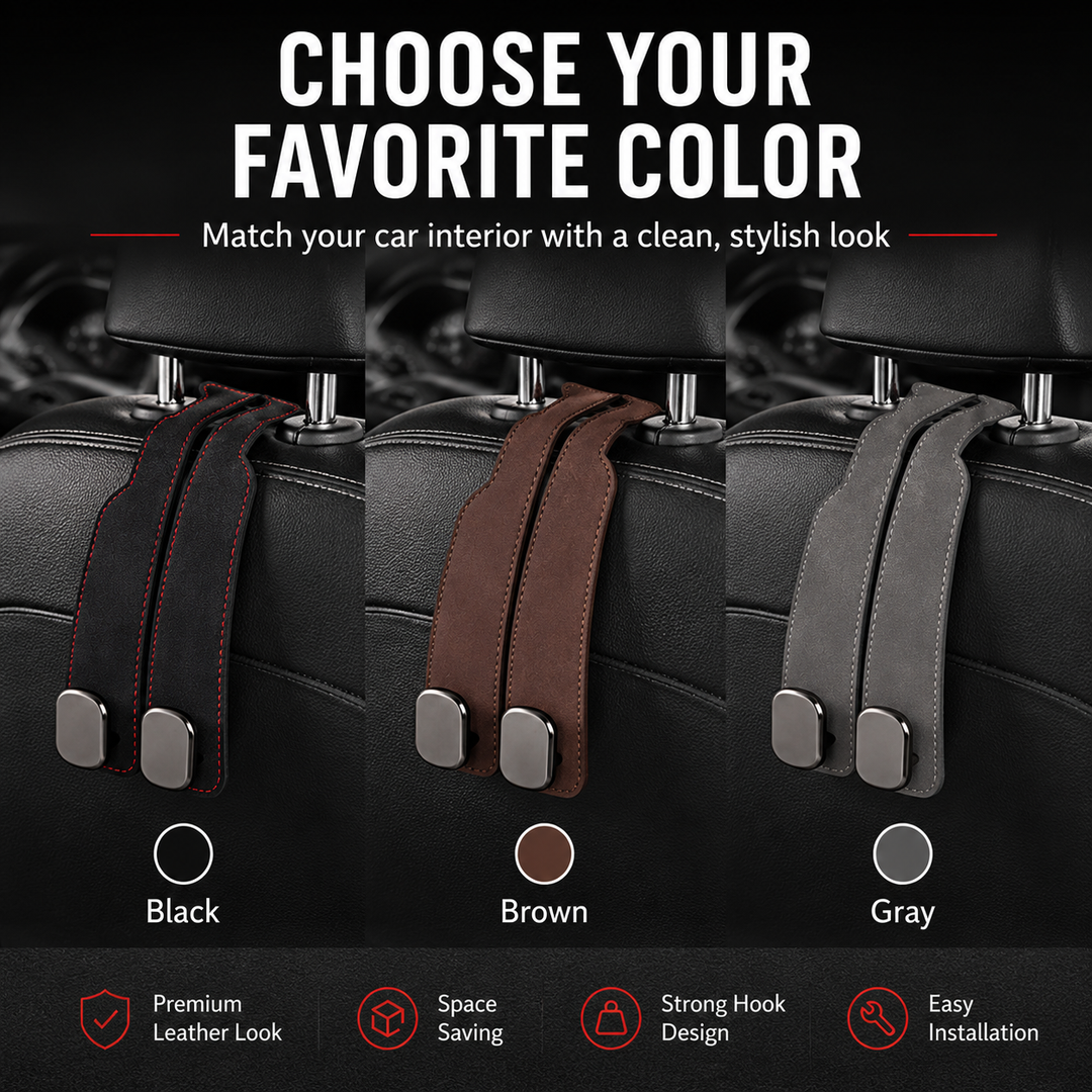 LAST DAY - BUY 1 GET 1 FREE 🧥Seat Back Hanger – Perfect for Bags, Coats & More