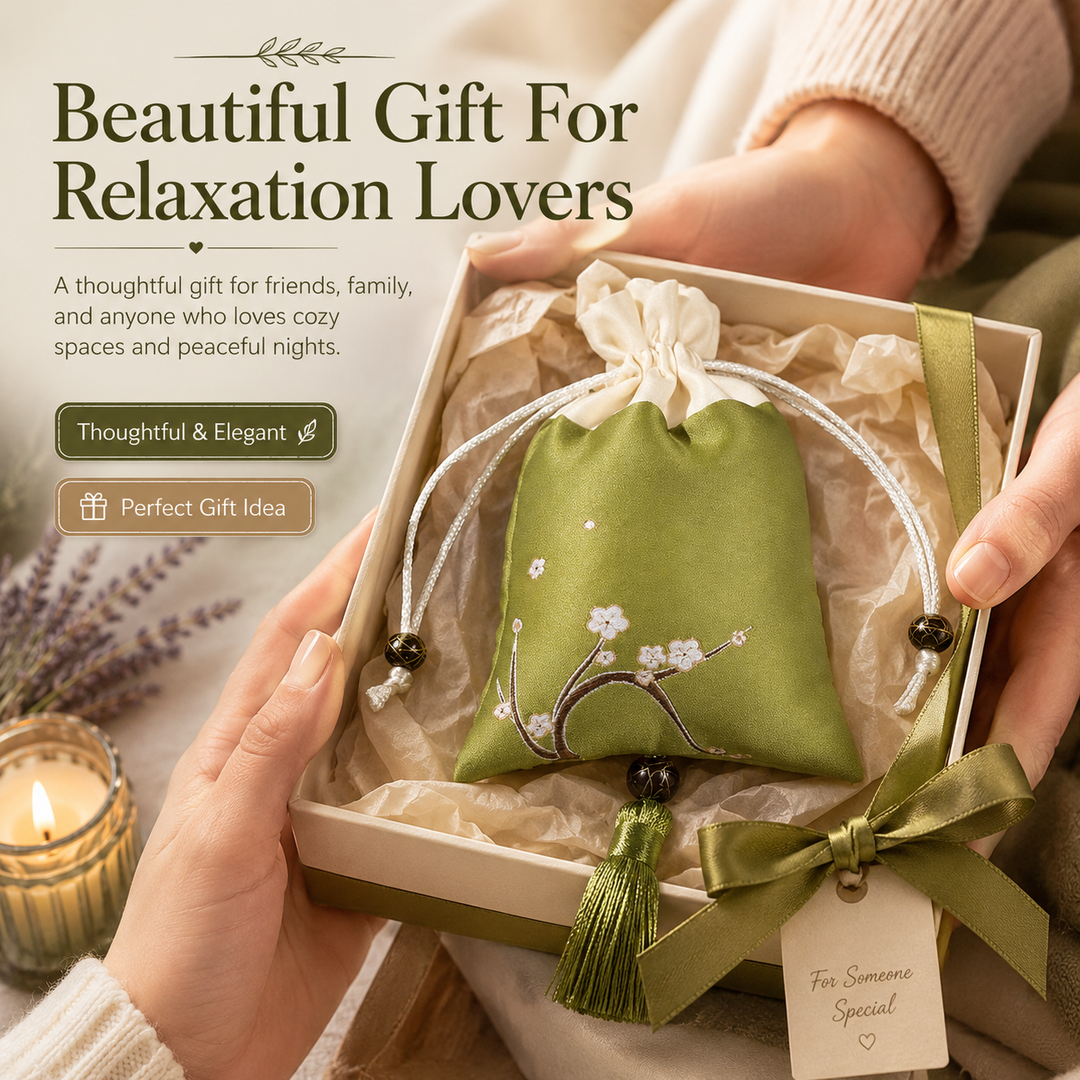 Lavender Herbal Sachet - relax, calm, bedtime routine, fall asleep faster, peaceful sleep environment