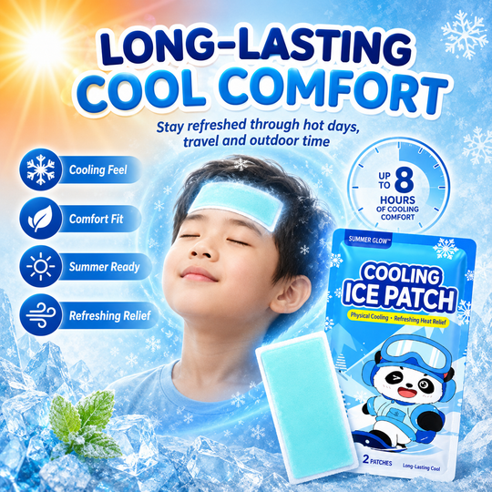 Gentle Skin-Friendly Instant Cooling Relief Patches