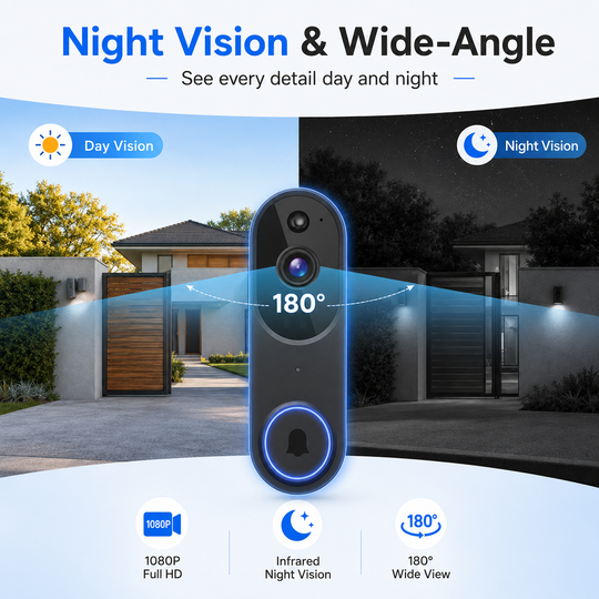 💐50% OFF ! Smart HD Doorbell – Remote Access & Instant Alerts 📱💬【Exceptional Price】