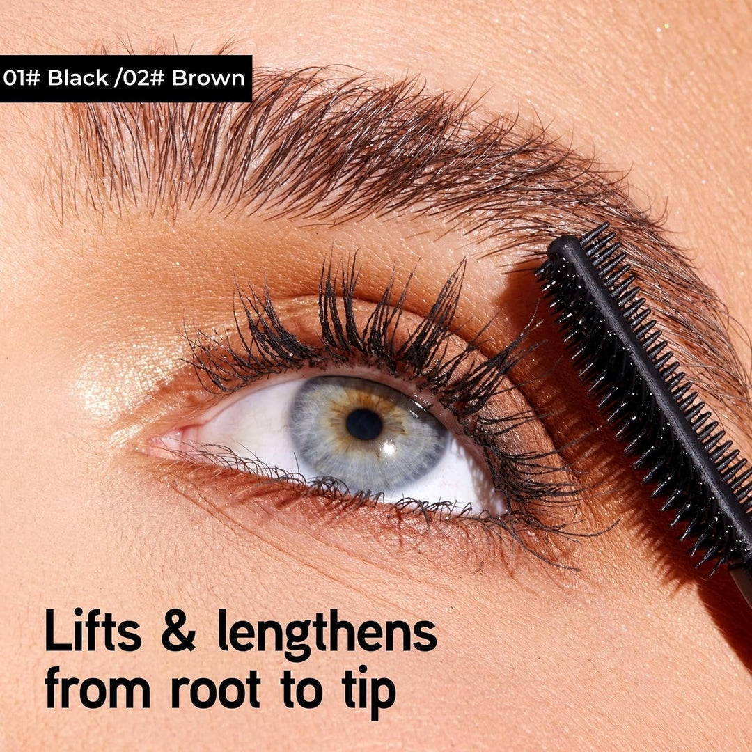 🎁Last Day BUY 1 GET 1 FREE Each only￡4.99💥Mascara Primer Set – Black or Brown Duo