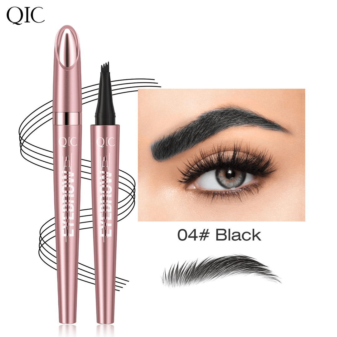 💞50K+ SOLD!💥3D Microblading Eyebrow Pencil – 4-Prong Tip, Waterproof & Natural Hair-Like Strokes 🖌️