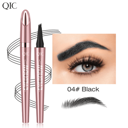 💞50K+ SOLD!💥3D Microblading Eyebrow Pencil – 4-Prong Tip, Waterproof & Natural Hair-Like Strokes 🖌️