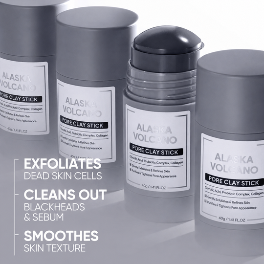 💜 Final 3 hours Buy 1 Get 1 Free!! 💜Alaska Volcano Pore Clay Stick – Blackhead Remover Face Mask