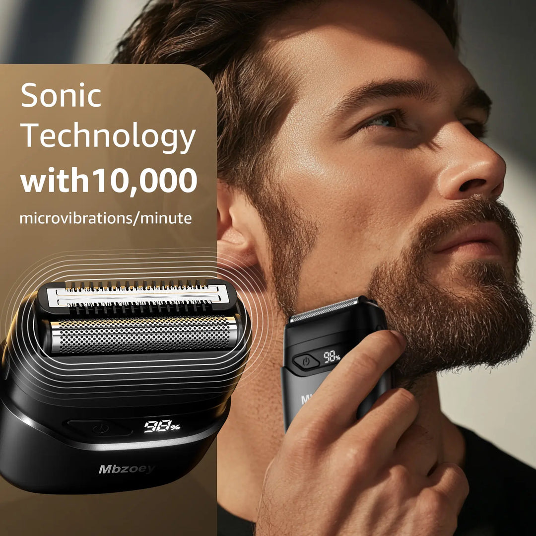 🌞Fresh Into Summer With 50% Off!🪒 Mini Electric Shaver with Floating Blades – Smooth & Precise, Anywhere!