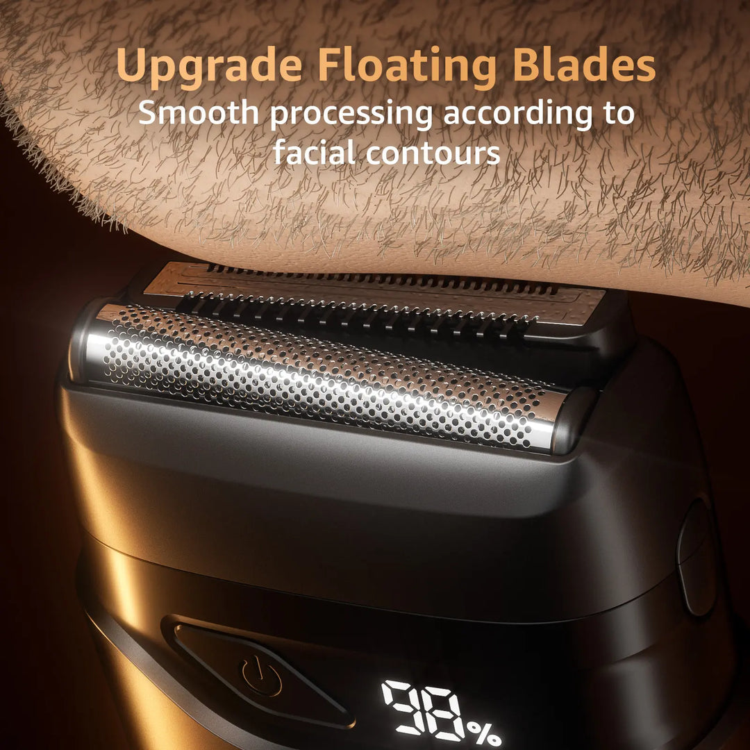 🌞Fresh Into Summer With 50% Off!🪒 Mini Electric Shaver with Floating Blades – Smooth & Precise, Anywhere!