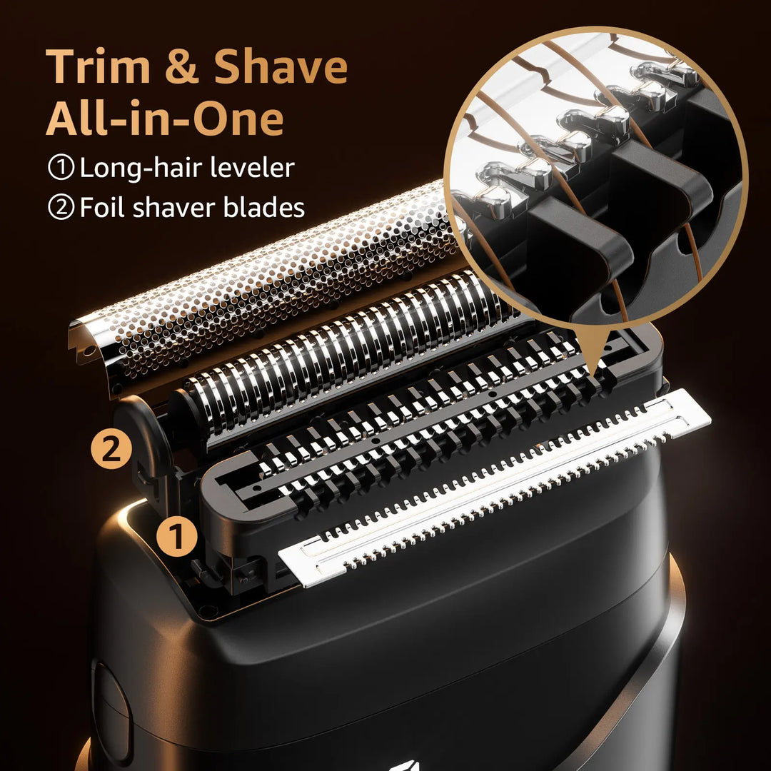 🌞Fresh Into Summer With 50% Off!🪒 Mini Electric Shaver with Floating Blades – Smooth & Precise, Anywhere!