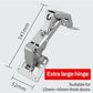 🔥Christmas sale is ending soon🔥Easy installation of bridge-shaped door hinges  -Cabinet hinges