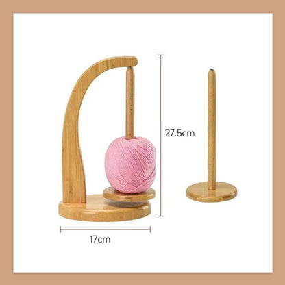 Wooden Yarn Spool Rack