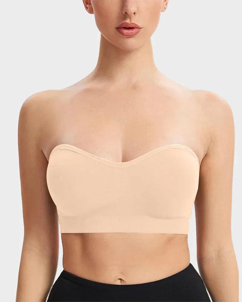 🔥Stay Put Bandeau Bra, Strapless Bra Wireless Seamless Comfort Day