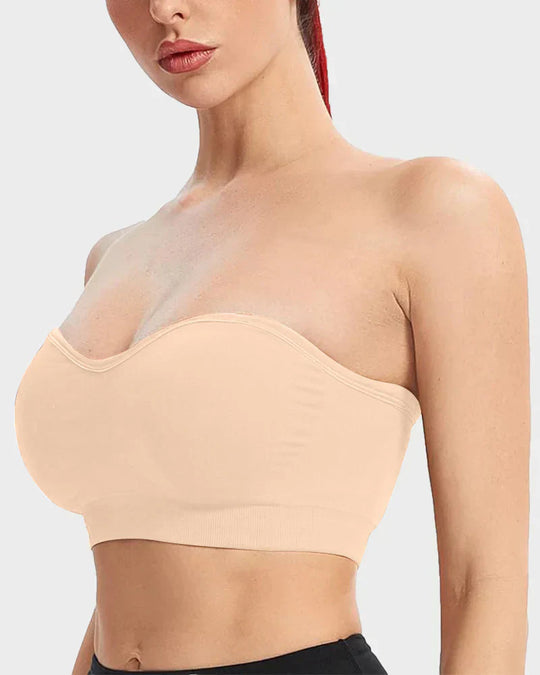🔥Stay Put Bandeau Bra, Strapless Bra Wireless Seamless Comfort Day