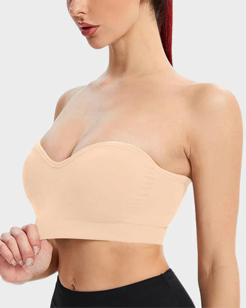🔥Stay Put Bandeau Bra, Strapless Bra Wireless Seamless Comfort Day