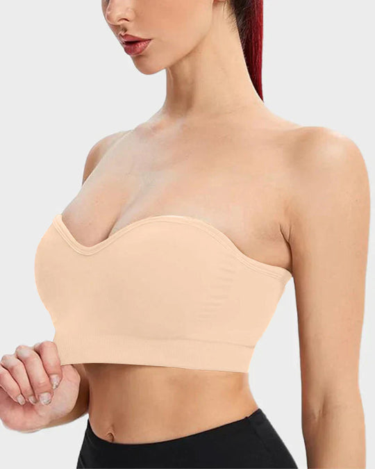🔥Stay Put Bandeau Bra, Strapless Bra Wireless Seamless Comfort Day