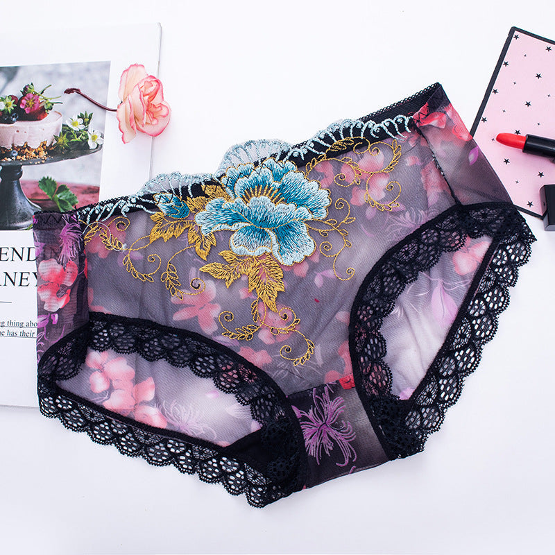 🌸Buy 7 Get 7 Free🌸Antibacterial cotton panty with lace embroidery