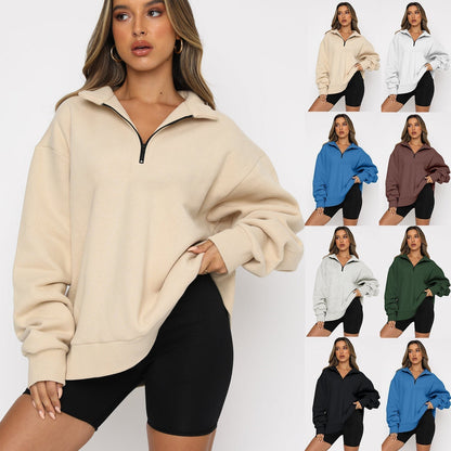 💥Black Friday Hot Sales - 50% OFF🔥Women's Half Zip Pullover Long Sleeve Sweatshirts