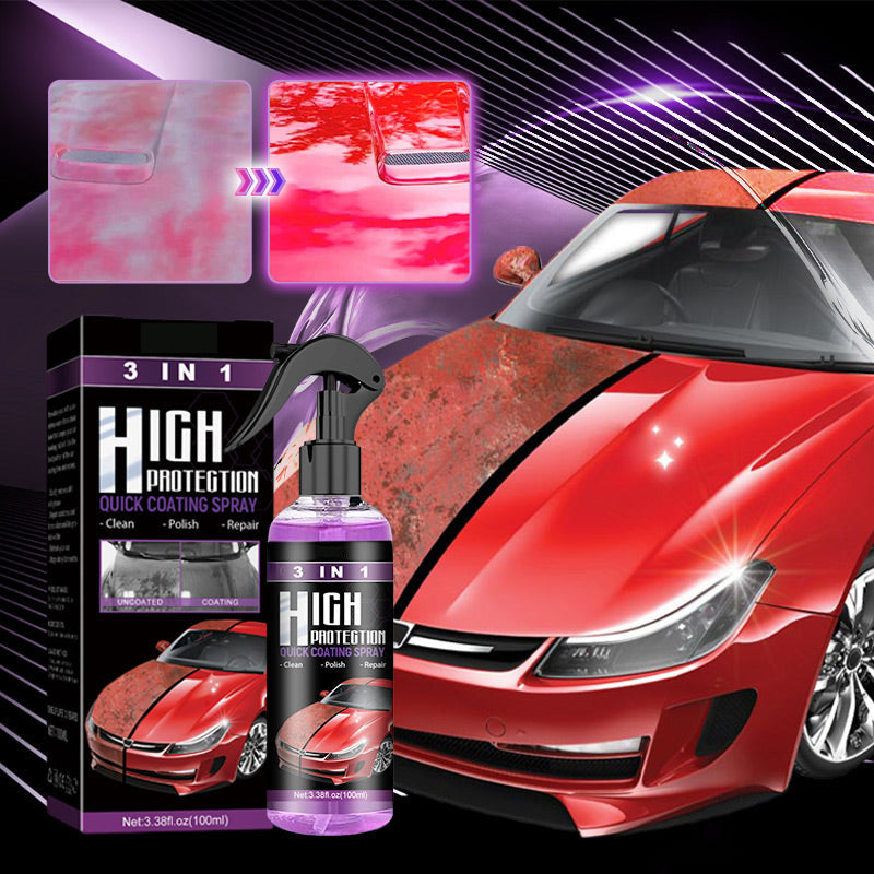 🔥3-in-1 High Protection Rapid Automotive Coating Spray